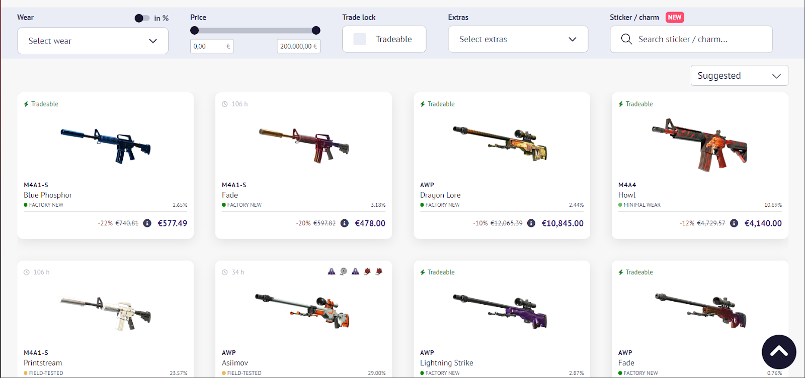 Buying Skins