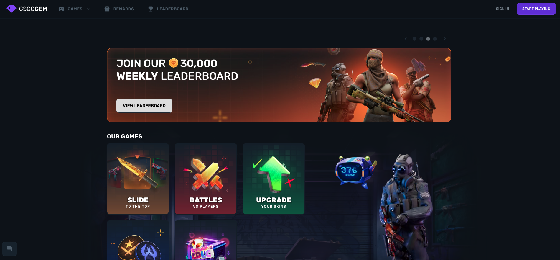 CSGOGem Homepage
