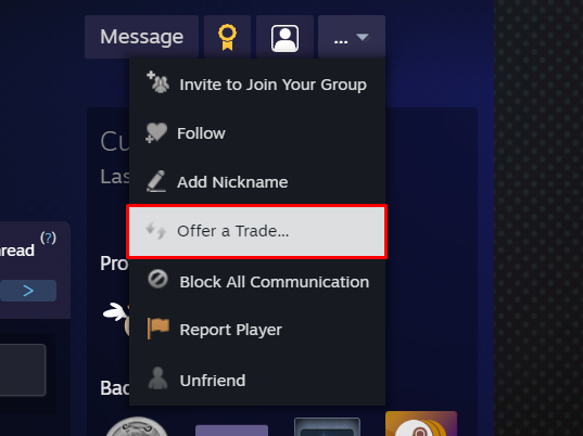 Offer Trade