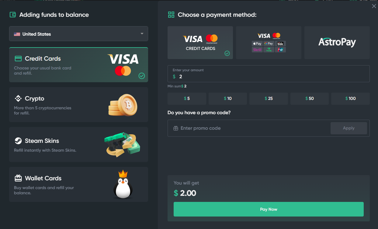 Payment Methods