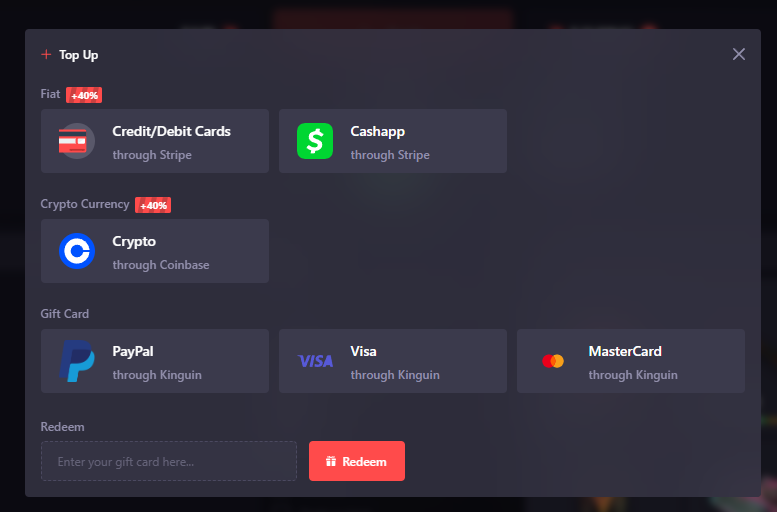 Payment Methods