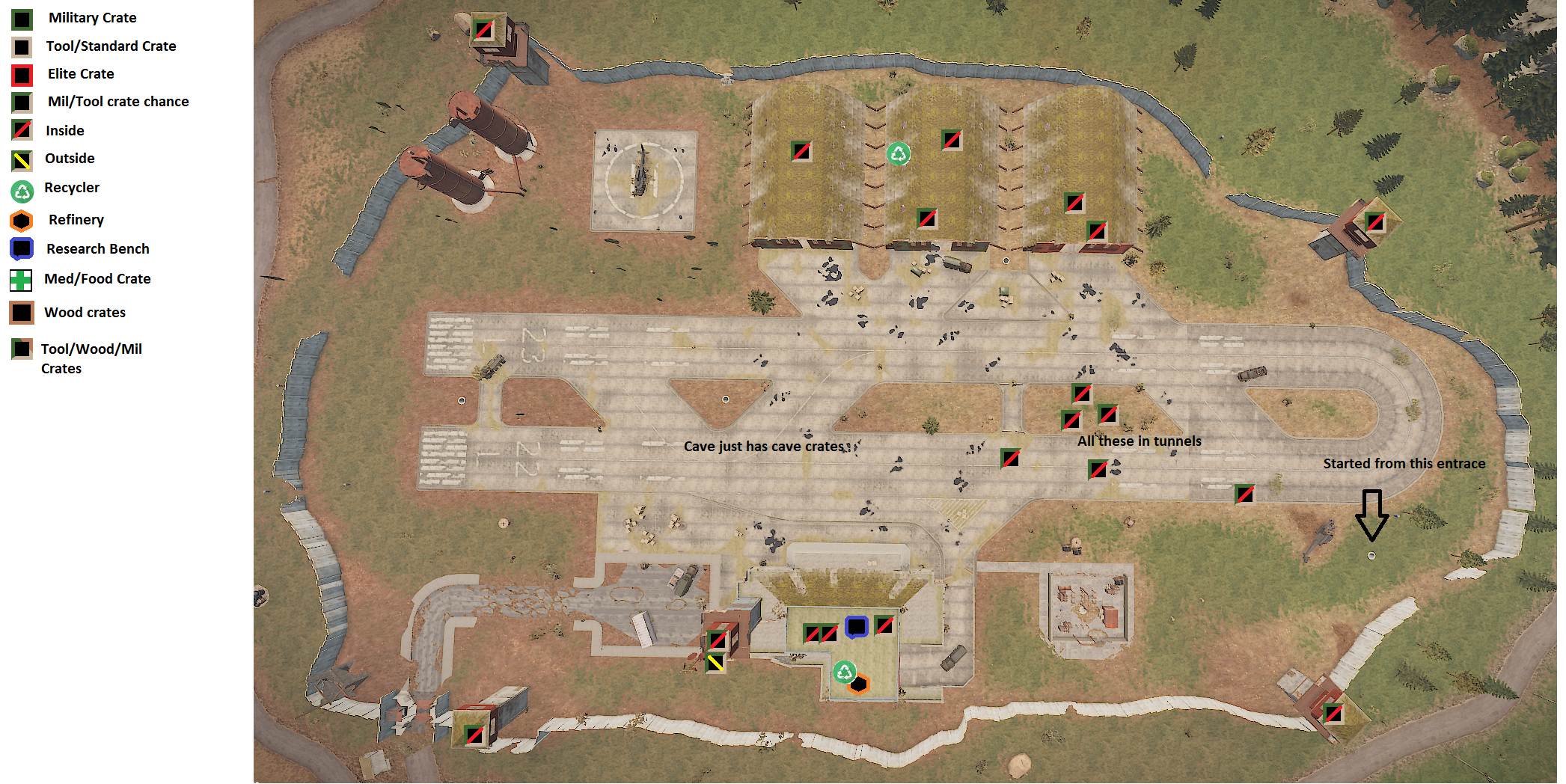 Rust Airfield Map