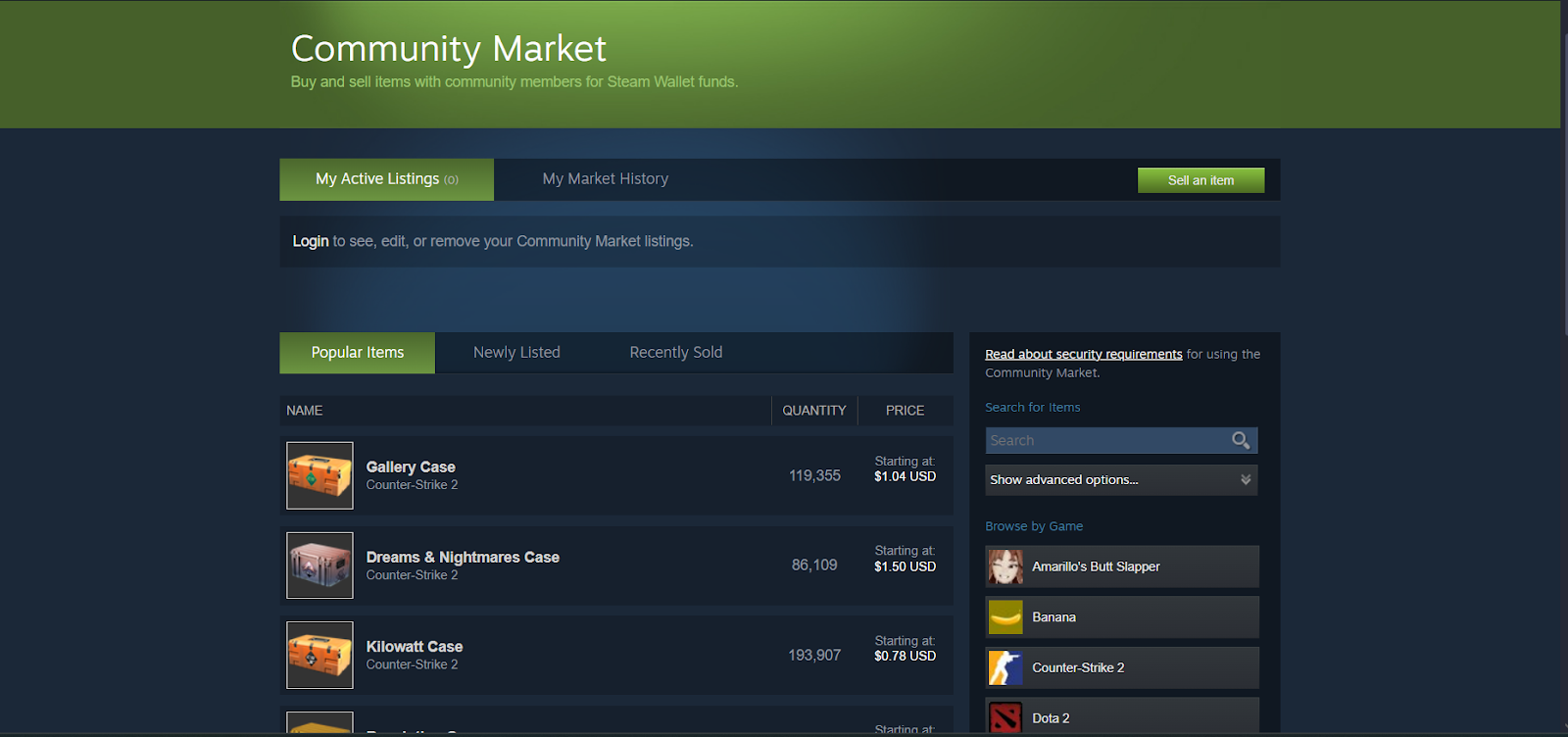Steam Marketplace