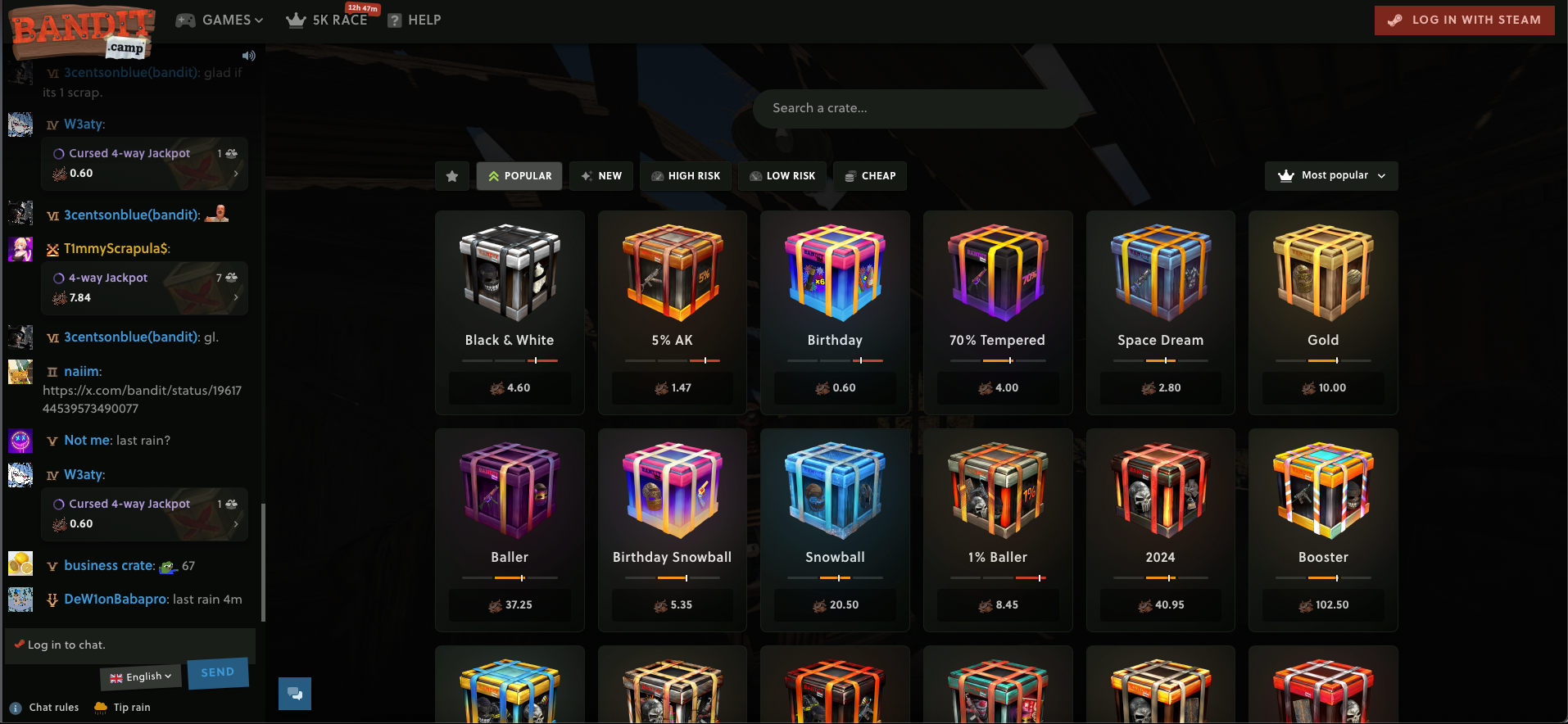Bandit Camp Homepage