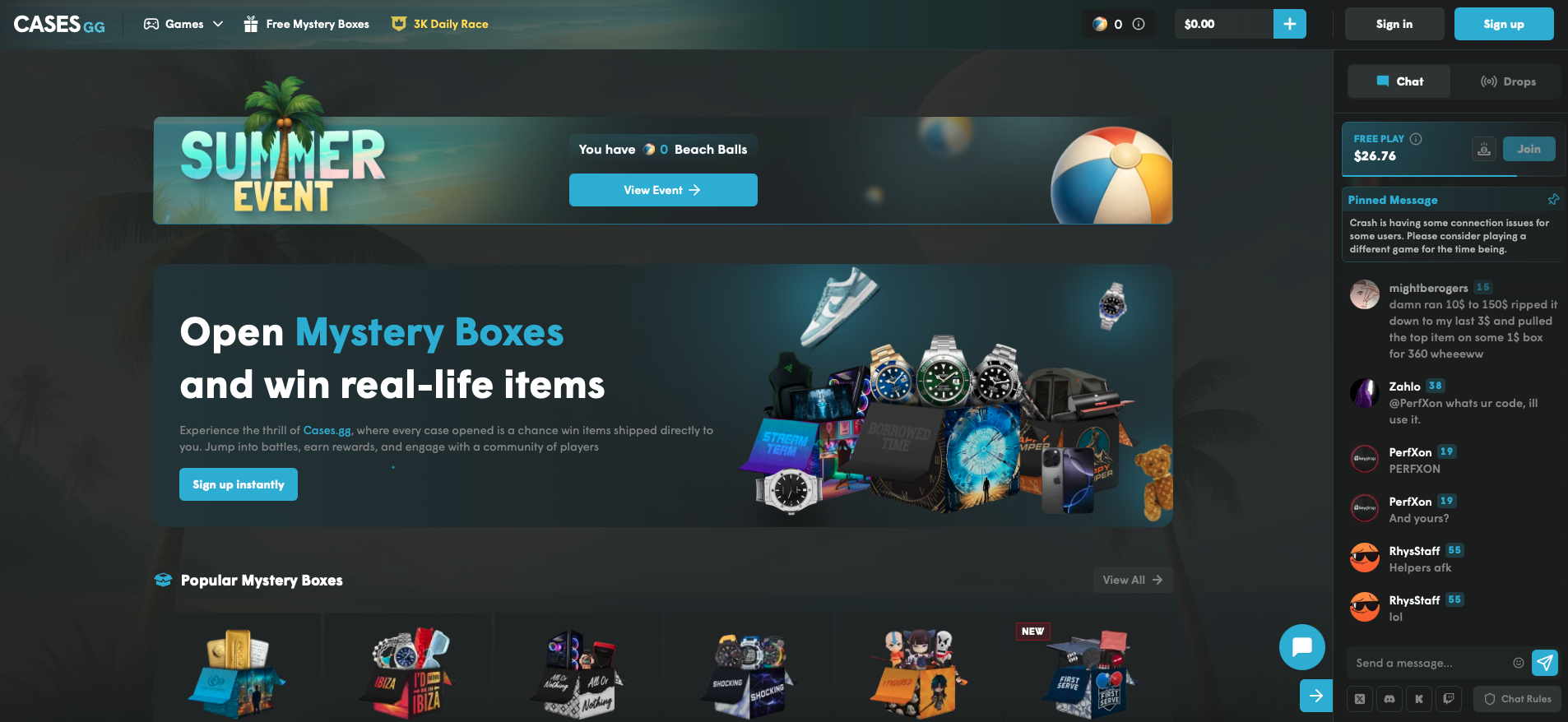 CasesGG Homepage