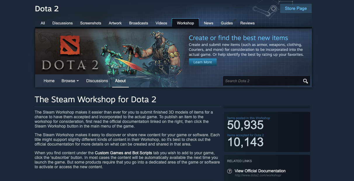 Dota 2 Workshop
