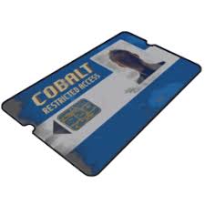 Rust Blue Keycard
