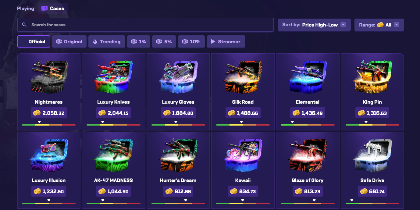 x.fun cases