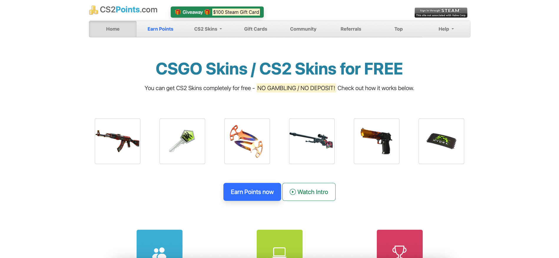 CS2Points Homepage