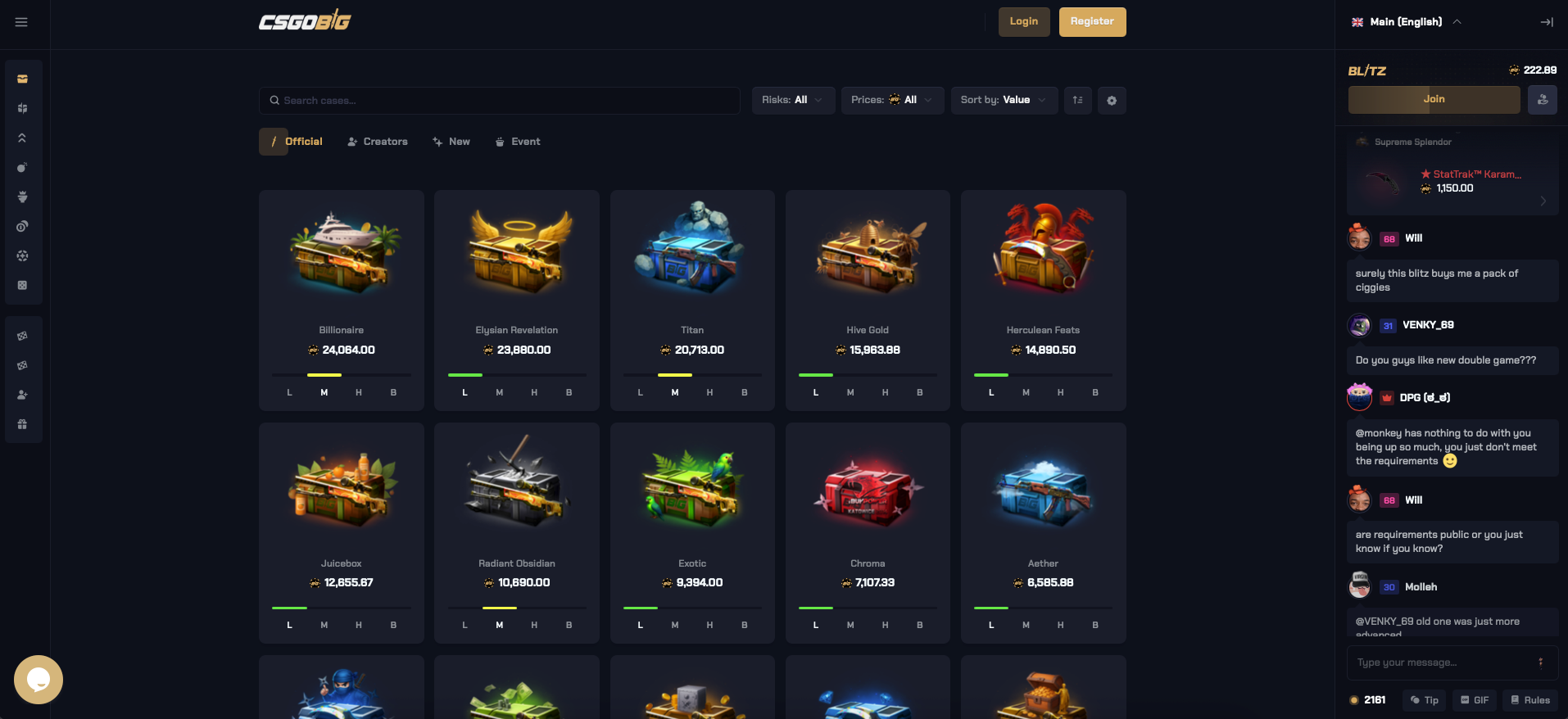 CSGOBig Homepage