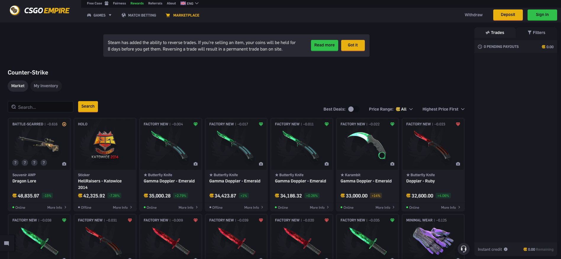 CSGOEmpire Marketplace
