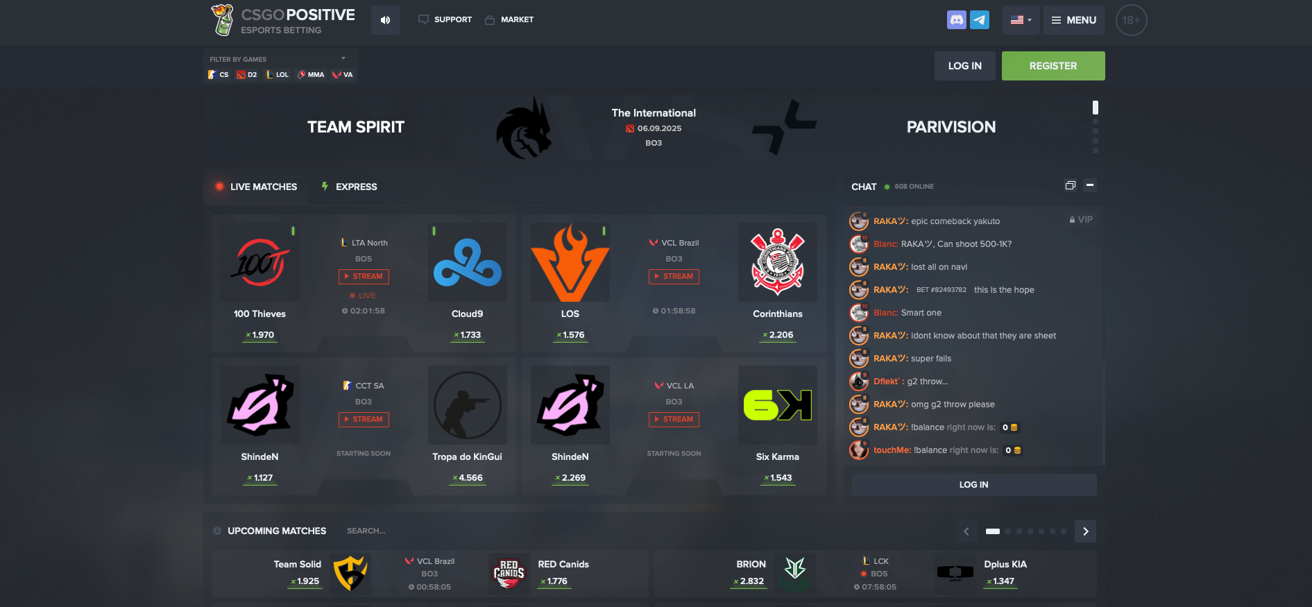 CSGOPositive Homepage