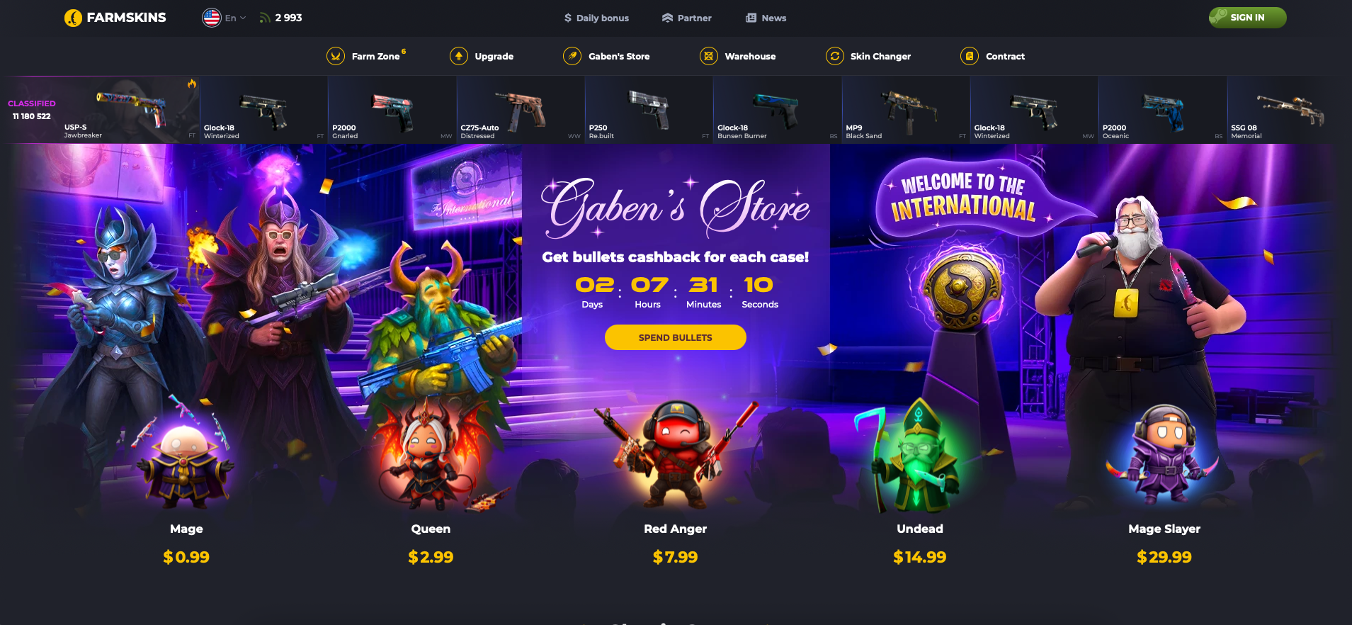 Farmskins Homepage
