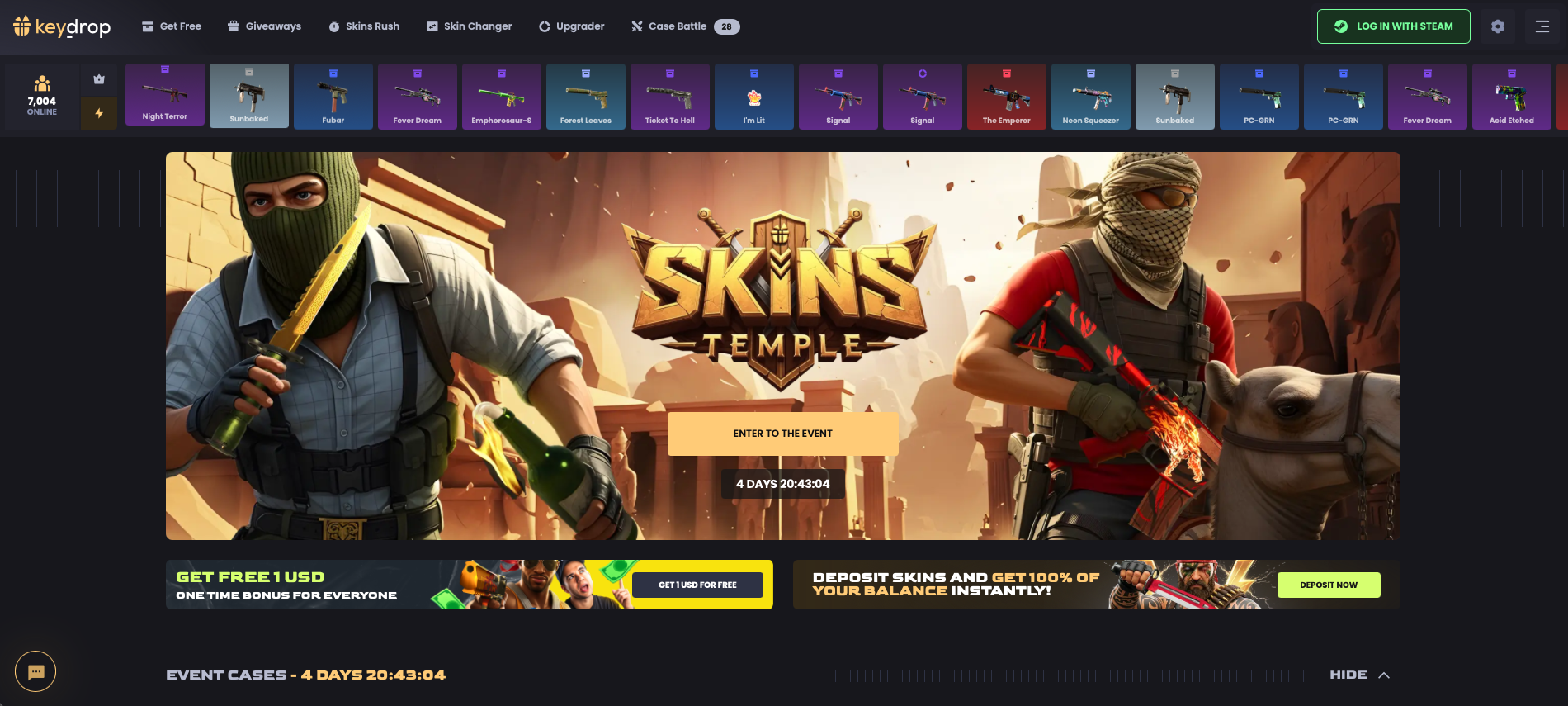 Key Drop Homepage