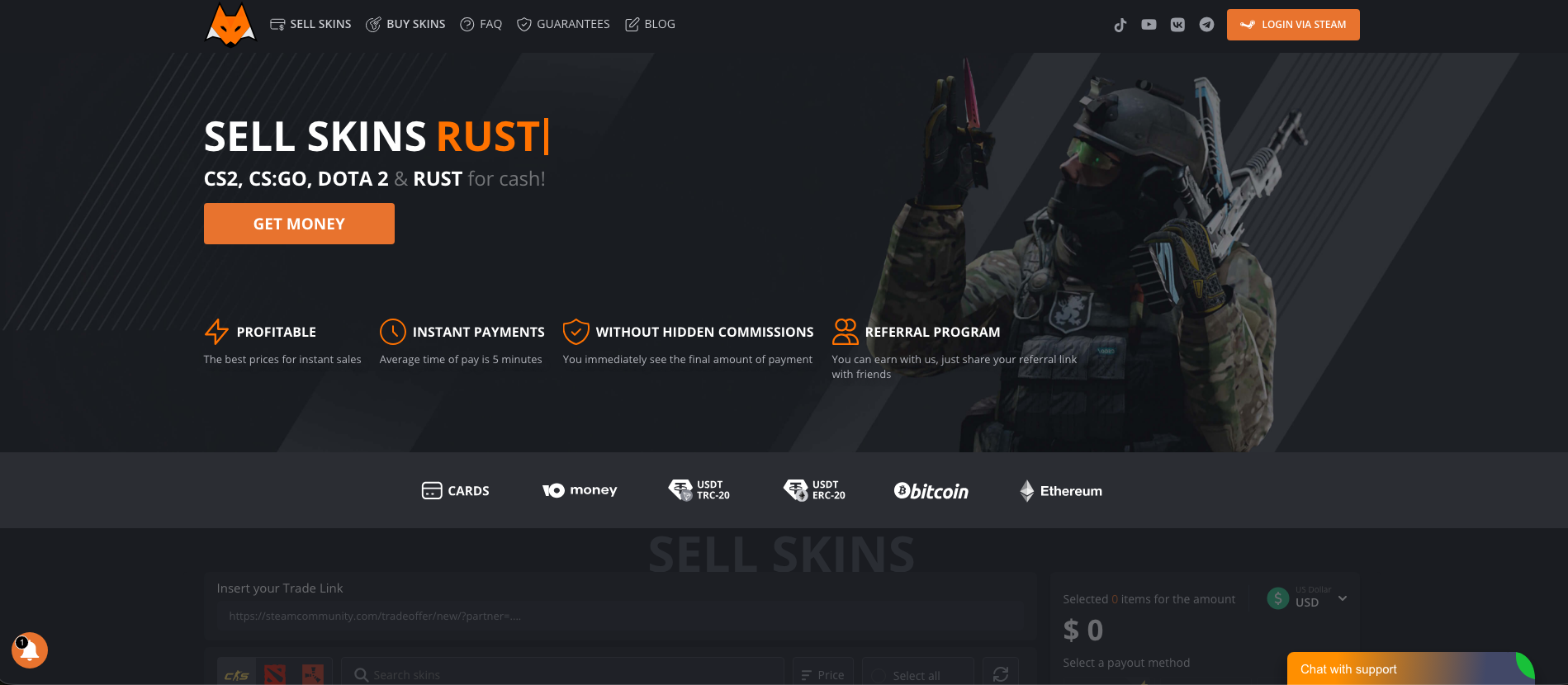 Lis Skins Homepage