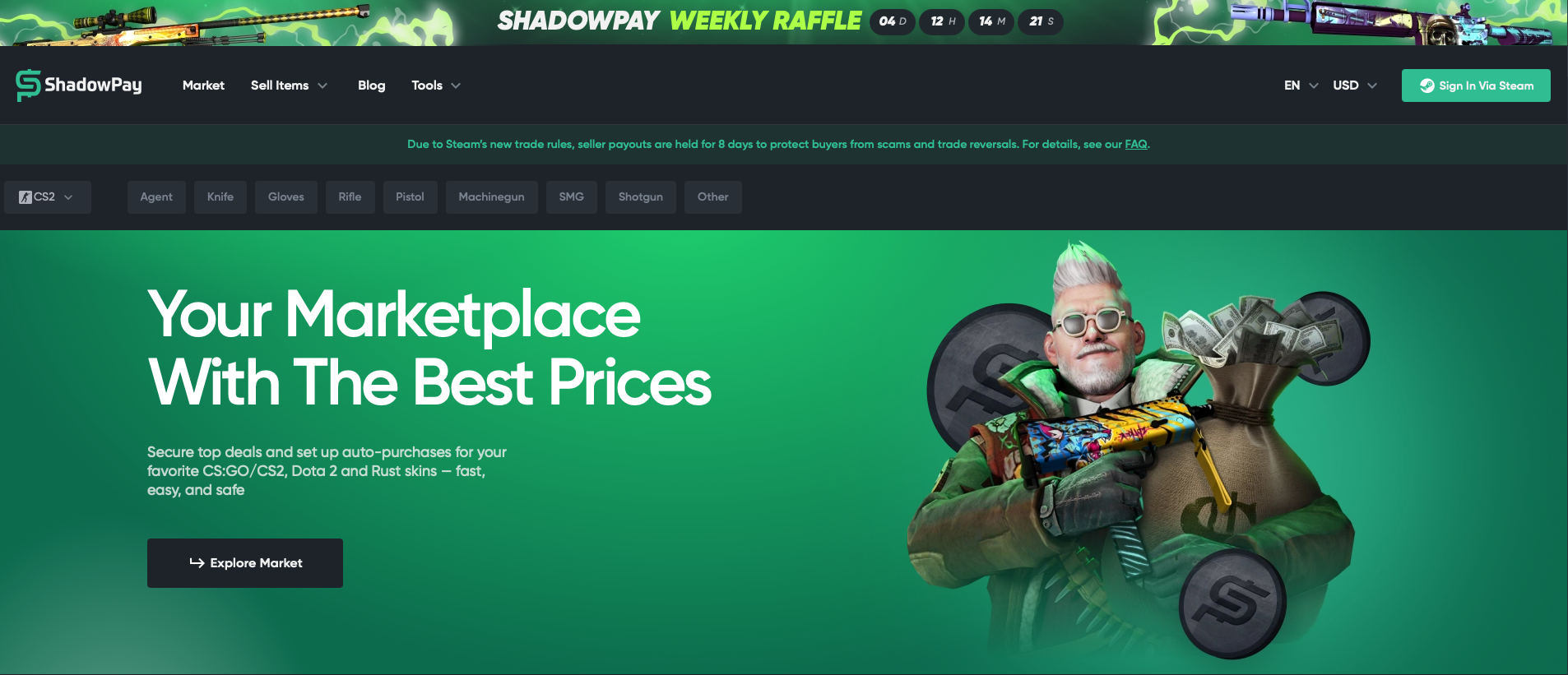 ShadowPay Homepage