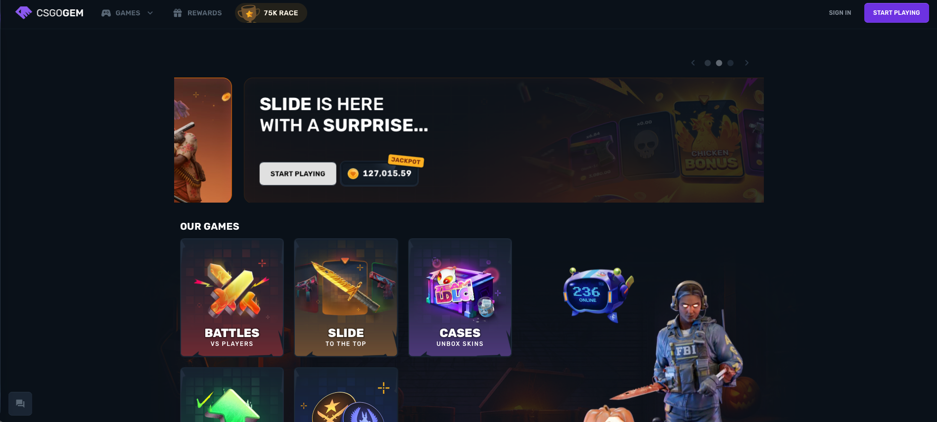 CSGOGem Homepage